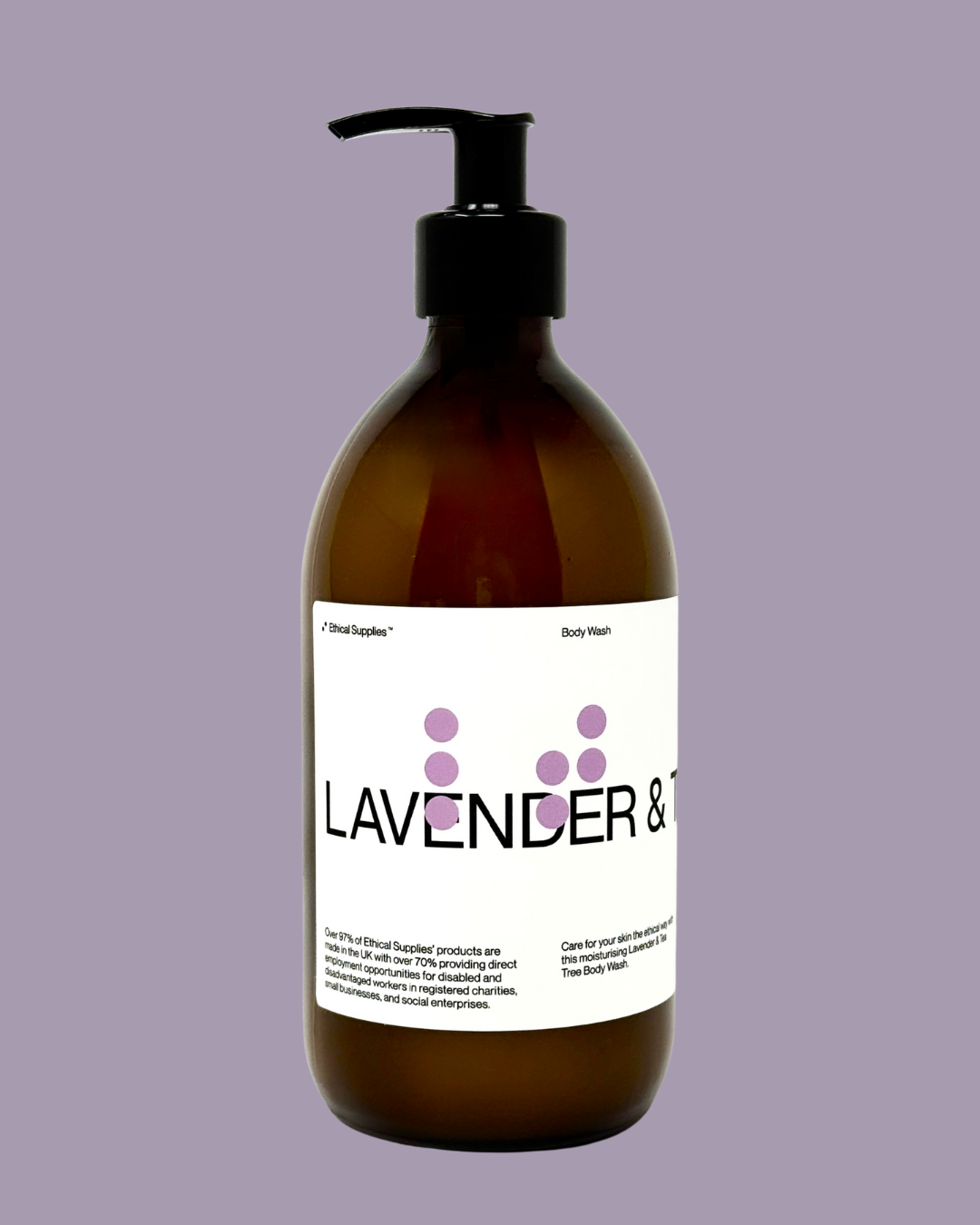 lavender tea tree body wash Lavender & Tea Tree Body Wash – Ethical Supplies