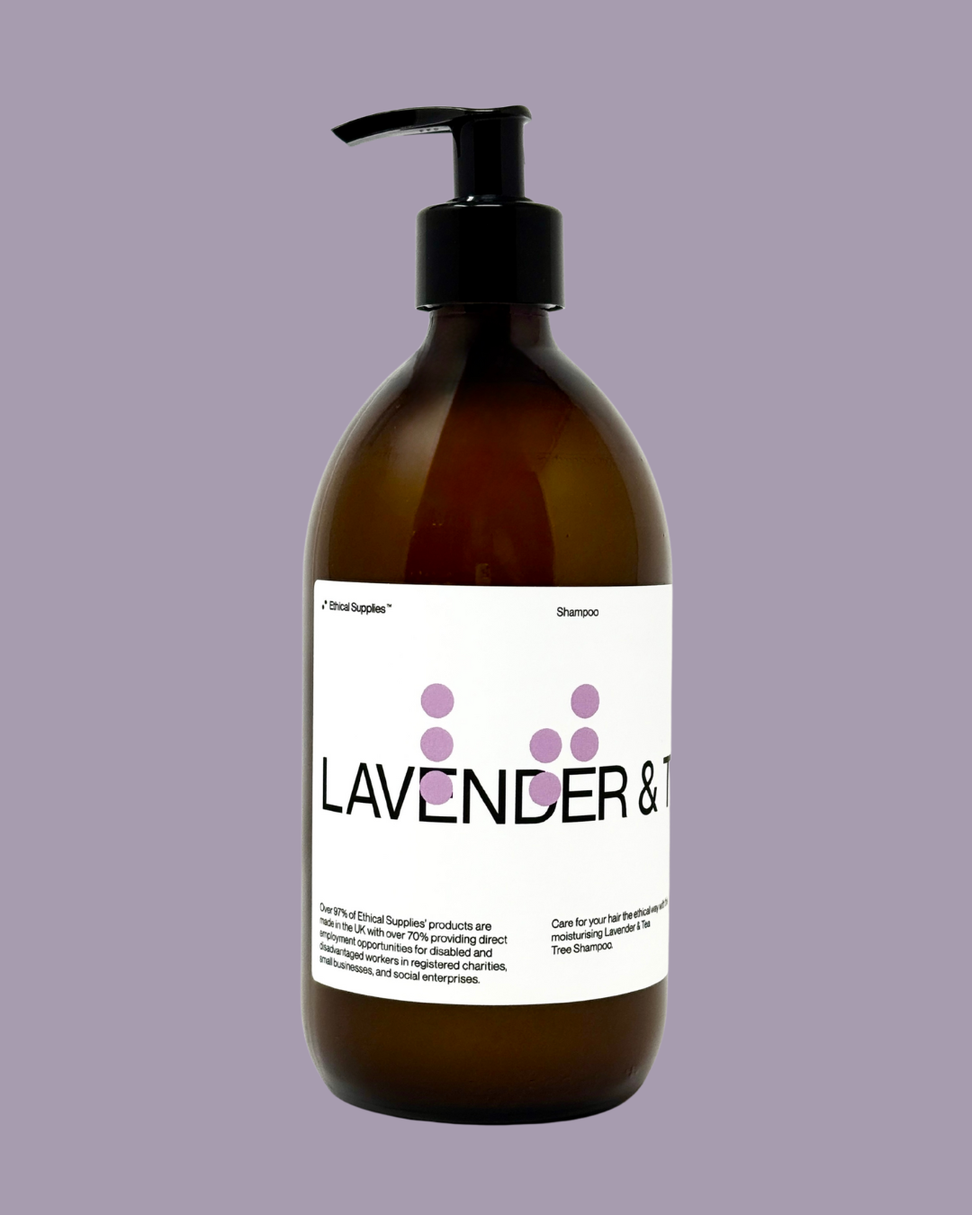 tea tree shampoo lavender Lavender & Tea Tree Shampoo – Ethical Supplies