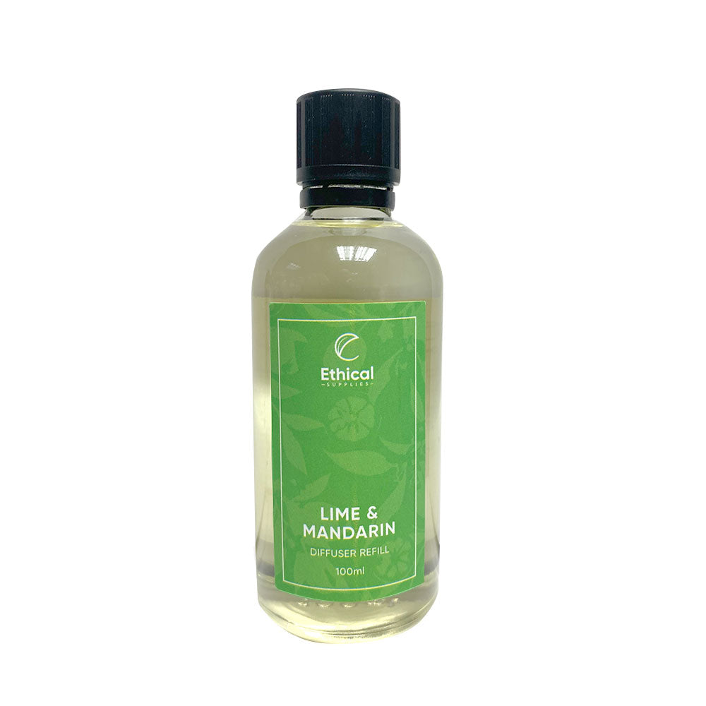 Lime & Mandarin Reed Diffuser Kit - Ethical Supplies