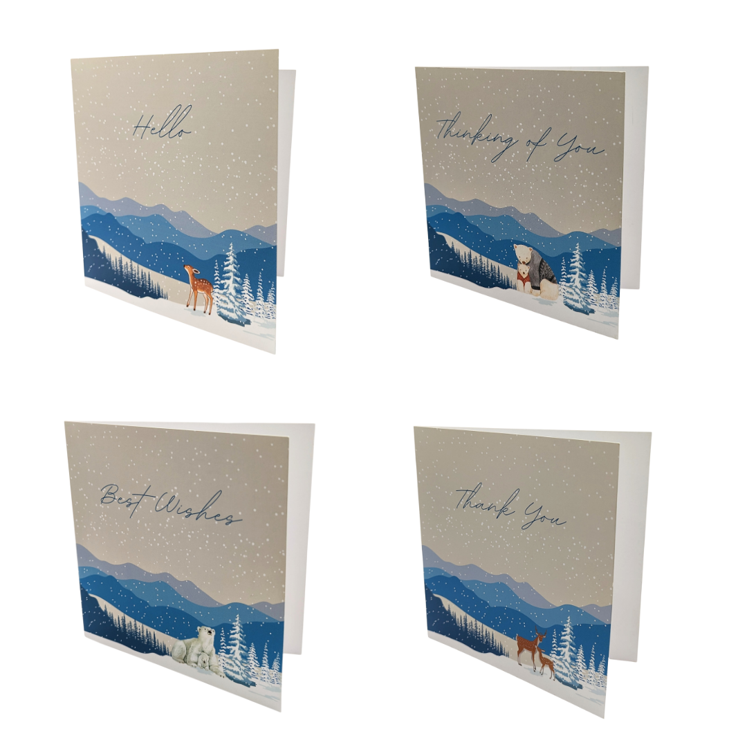 Winter Greetings Cards - Single Pack - Ethical Supplies