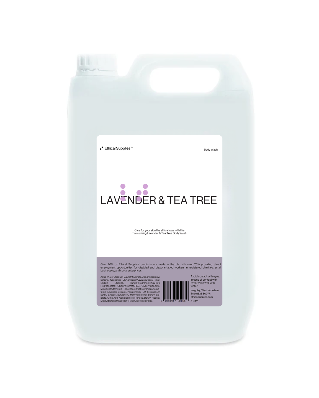 Lavender & Tea Tree Body Wash 5 Litre