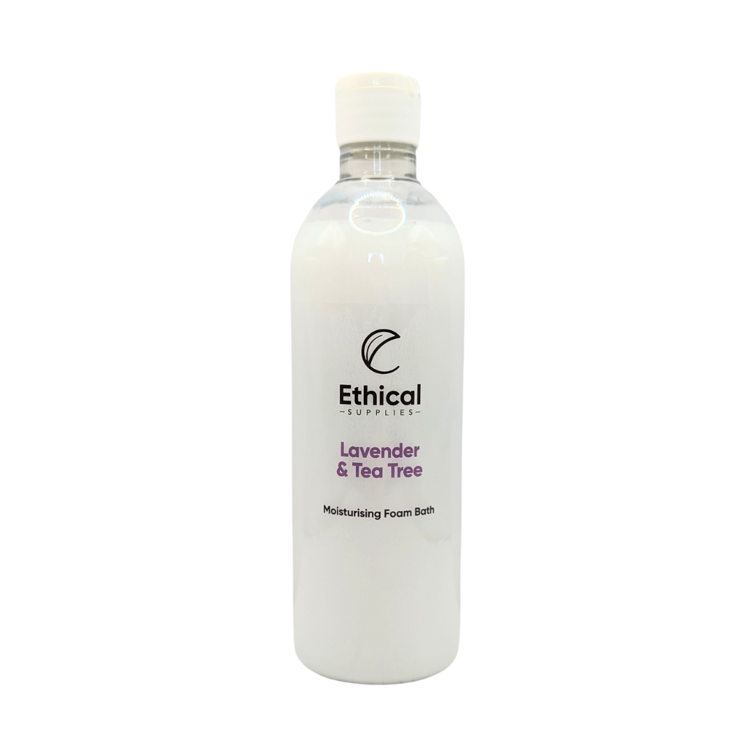 tea tree and lavender bath Lavender & Tea Tree Foam Bath – Ethical Supplies
