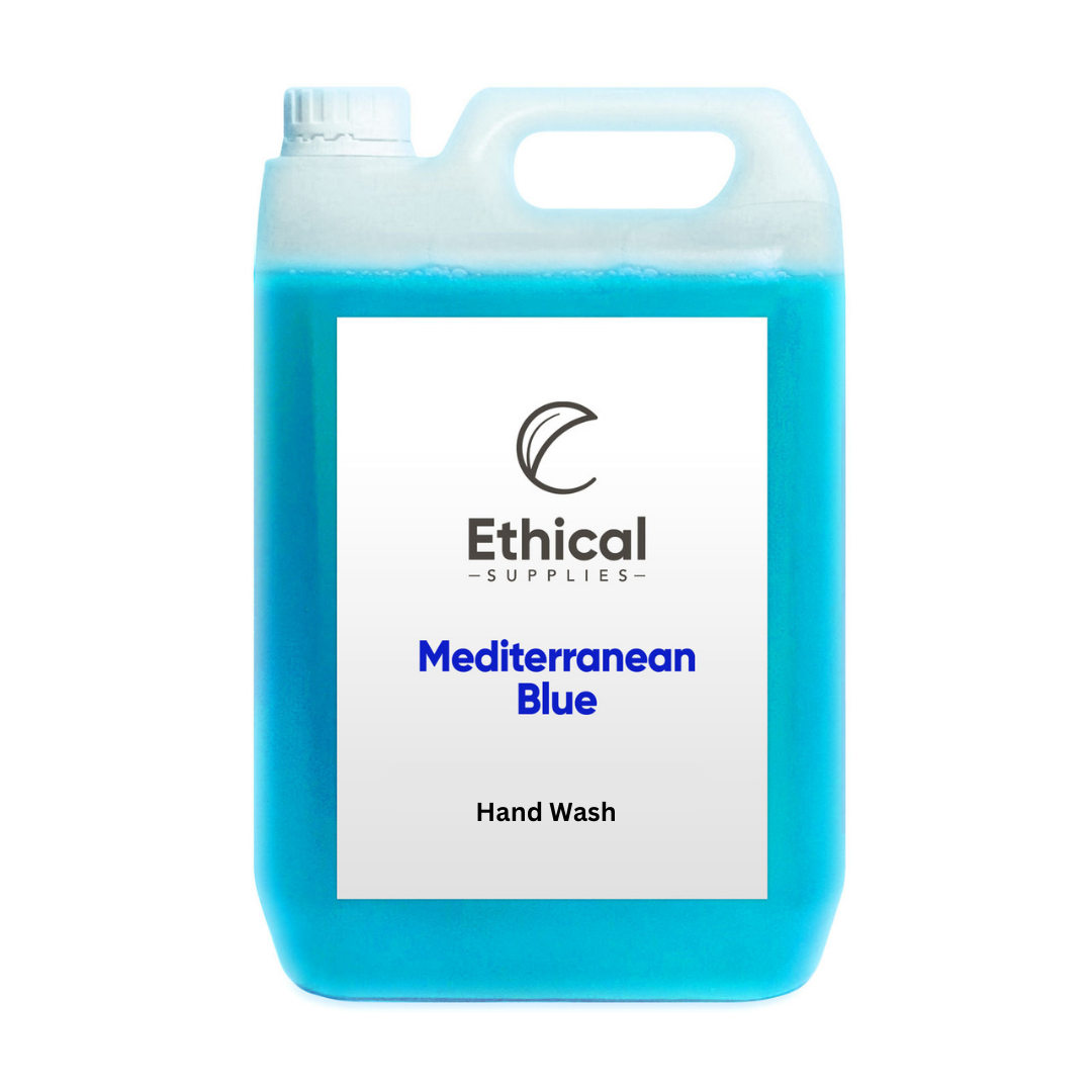 Mediterranean Blue Anti-Bac Hand Wash 5 litre Container - Ethical Supplies
