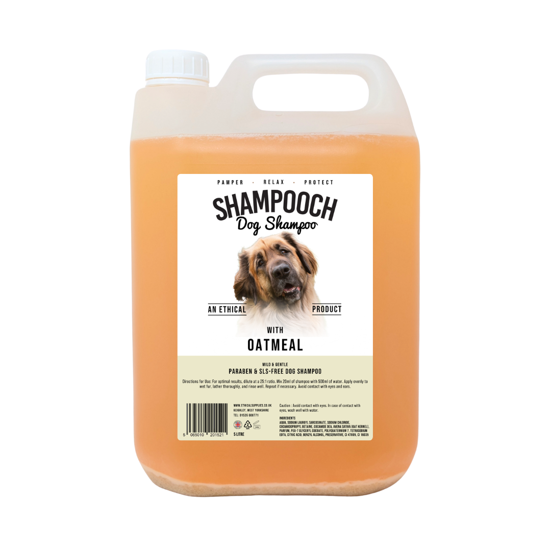 Oatmeal Dog Shampoo - Paraben & SLS-Free - 5 Litre