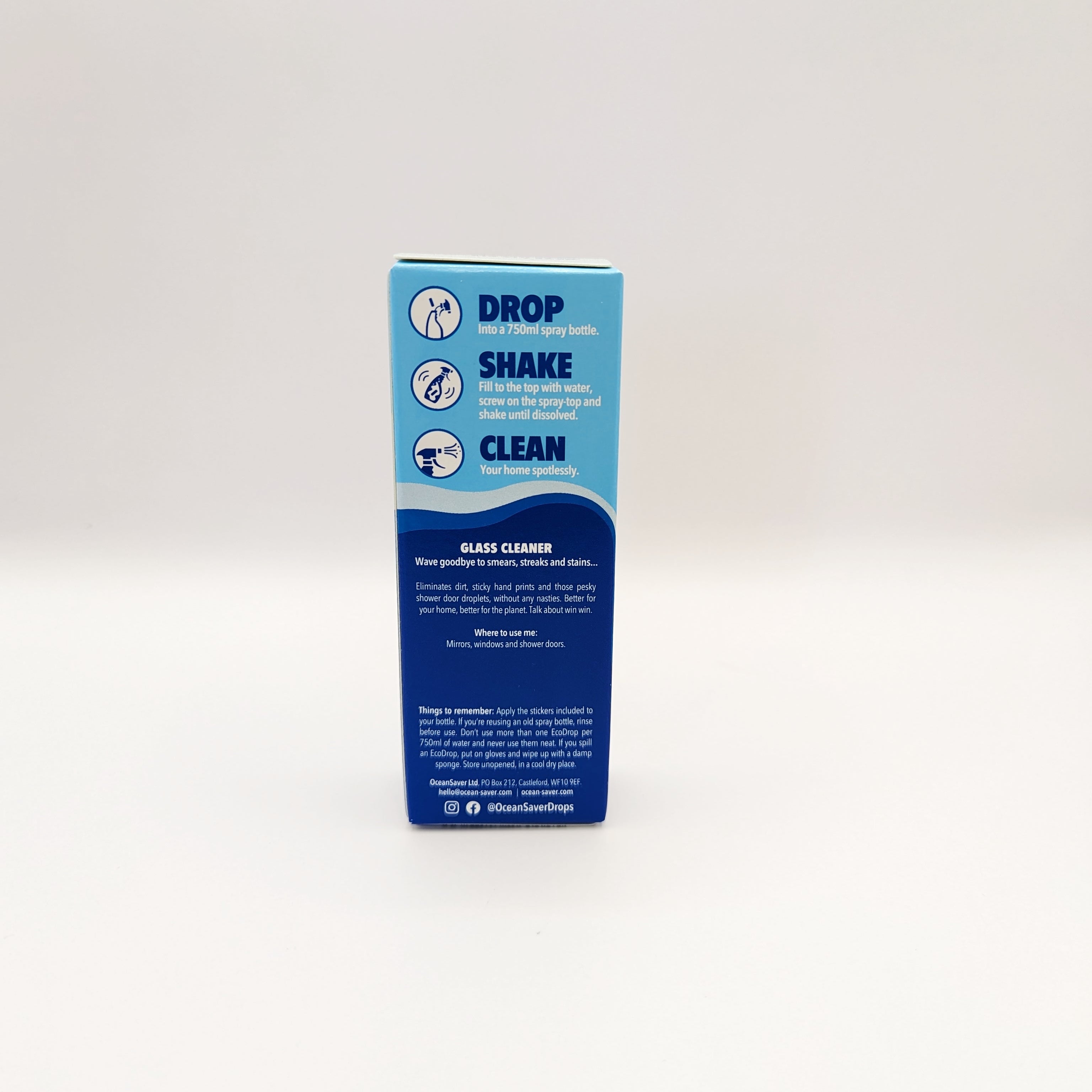 Ocean Saver - Glass Cleaner EcoDrops - Ethical Supplies