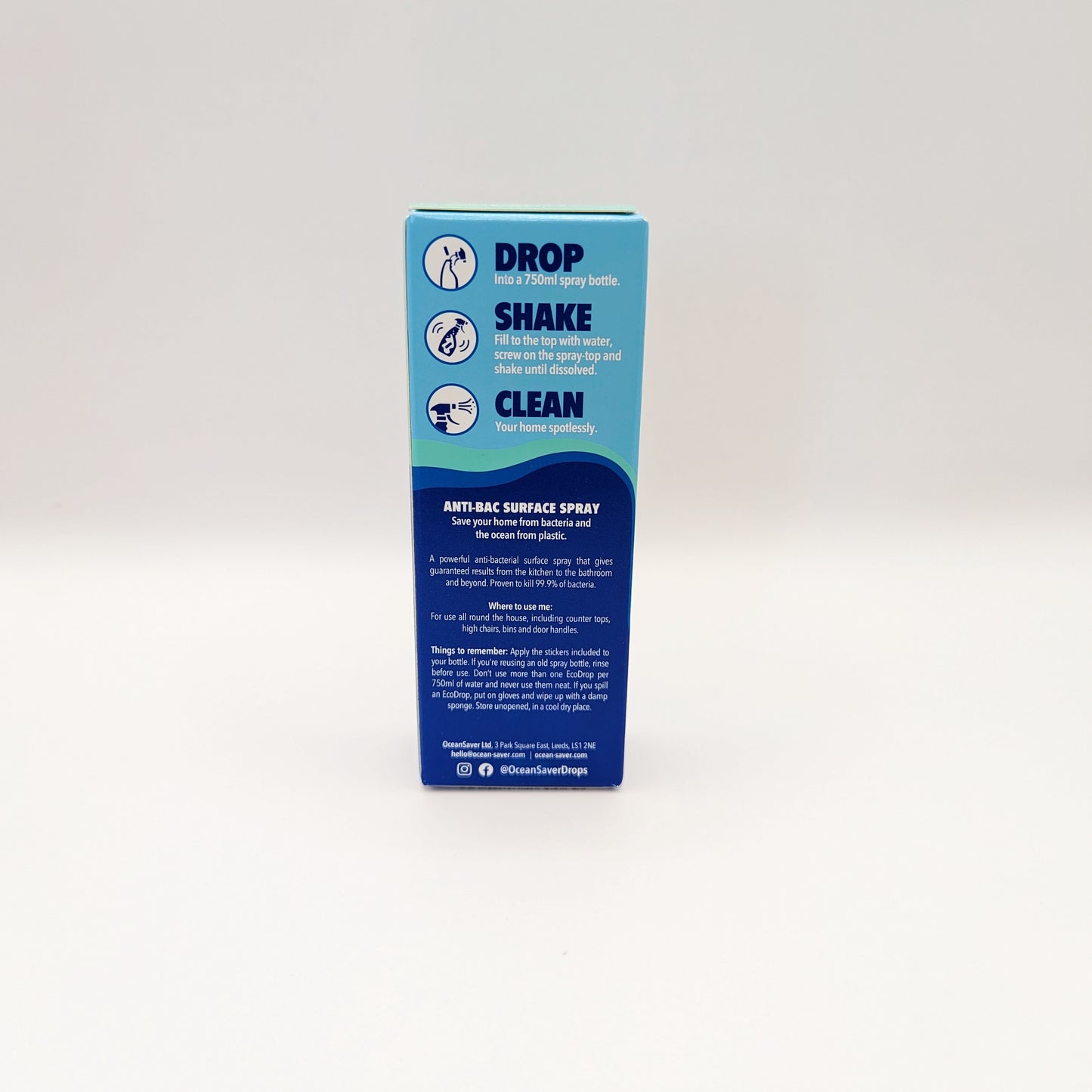 Ocean Saver - Anti-Bac Surface Spray EcoDrops - Ethical Supplies