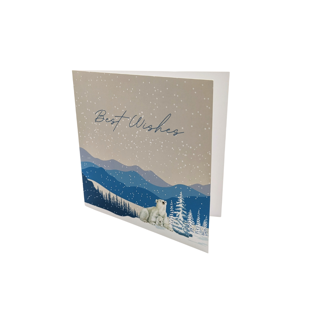 Winter Greetings Cards - Pack of 6 - Ethical Supplies