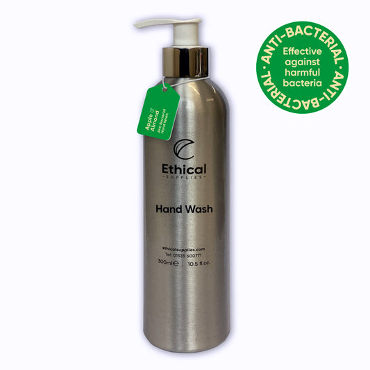 Anti-Bacterial Hand Wash - 300ml Reusable Aluminium Bottle - Ethical Supplies