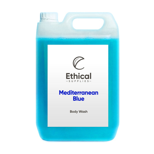 Mediterranean Blue Luxury Body Wash 5 litre Container - Ethical Supplies