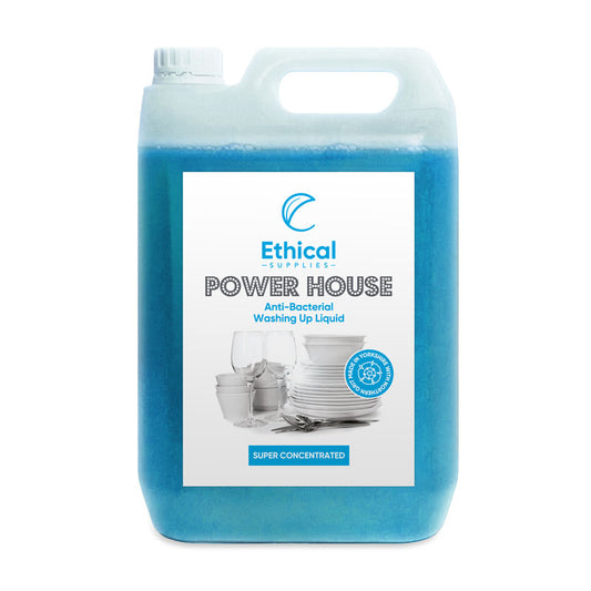 Power House Anti Bacterial Washing Up Liquid - 5 Litre - Ethical Supplies