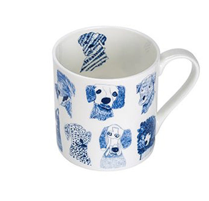 Blue Dogs Fine Bone China Mug - Ethical Supplies